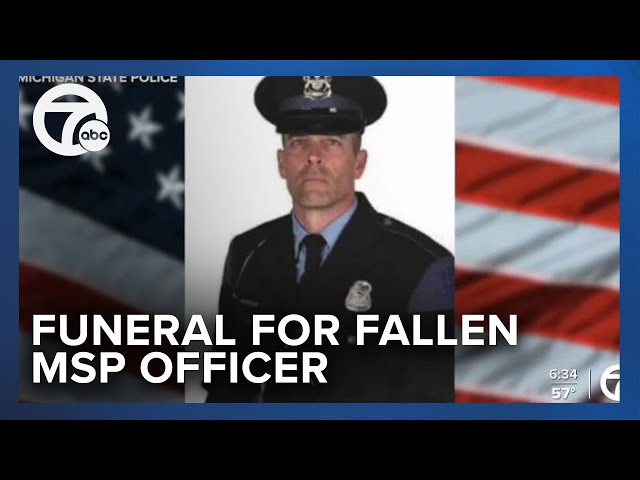 ⁣Funeral for fallen MSP Officer Daniel Kersetter