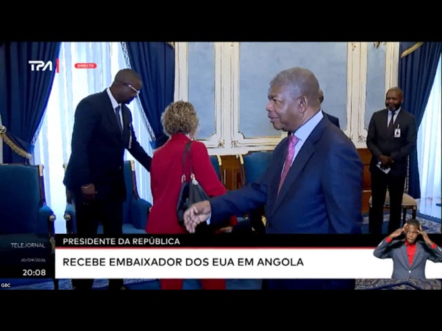 ⁣Presidente da República recebe Embaixador dos EUA em Angola