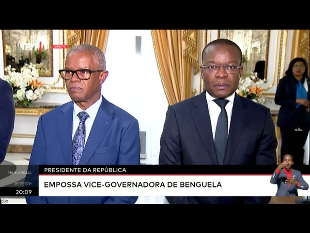 ⁣Presidente da República empossa Vice-Governadora de Benguela