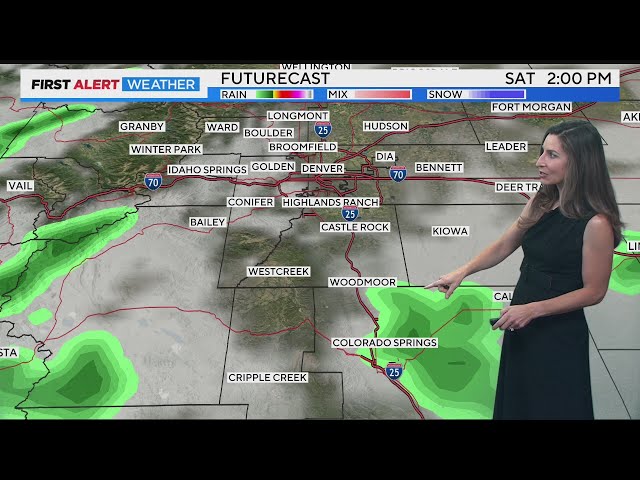 ⁣Denver weather: Colder temperatures, mountain snow and rain for the Denver metro area