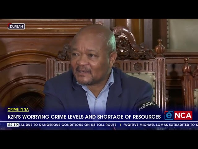 ⁣KZN's worrying crime levels and shortage of resources