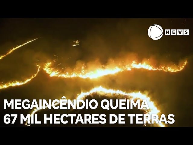 ⁣Megaincêndio queima 67 mil hectares de terras indígenas