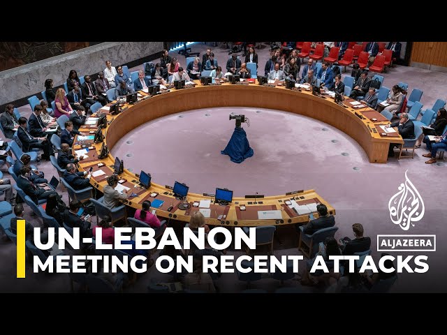 ⁣UN Security Council meeting to discuss situation in Lebanon begins