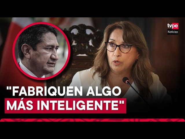 ⁣Presidenta Dina Boluarte rechaza versión sobre traslado de Vladimir Cerrón en auto presidencial