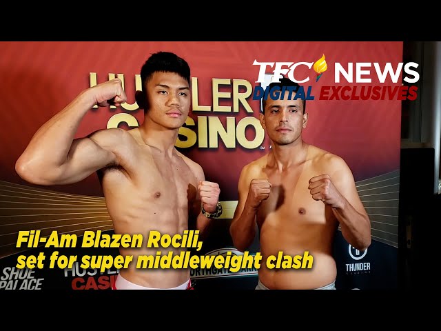 Fil-Am Blazen Rocili, set for super middleweight clash | TFC News Digital Exclusives