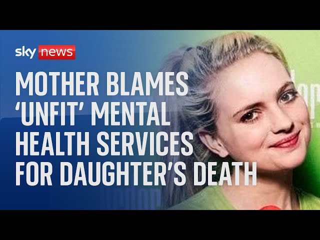 ⁣Mother blames 'unfit' mental health services for death of her daughter