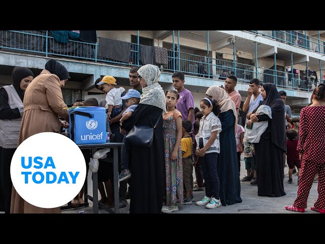 ⁣Polio vaccinations in Gaza to deliver nutrients | USA TODAY