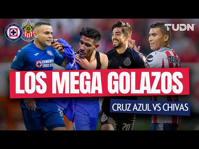 ¡Los MEGA GOLAZOS del Cruz Azul vs Chivas!  Contragolpes, tiro libre, larga distancia | TUDN