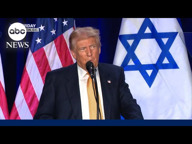 ⁣New fallout from Trump's comments on Jewish voters