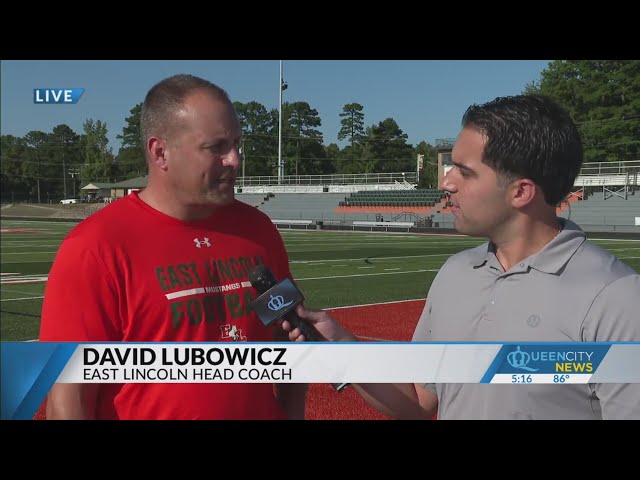 ⁣East Lincoln coach Lubowicz talks showdown with state champ Hickory