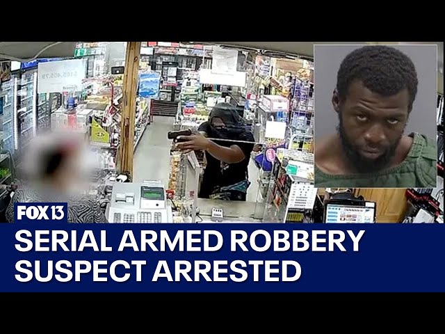 ⁣Suspected serial armed robber arrested