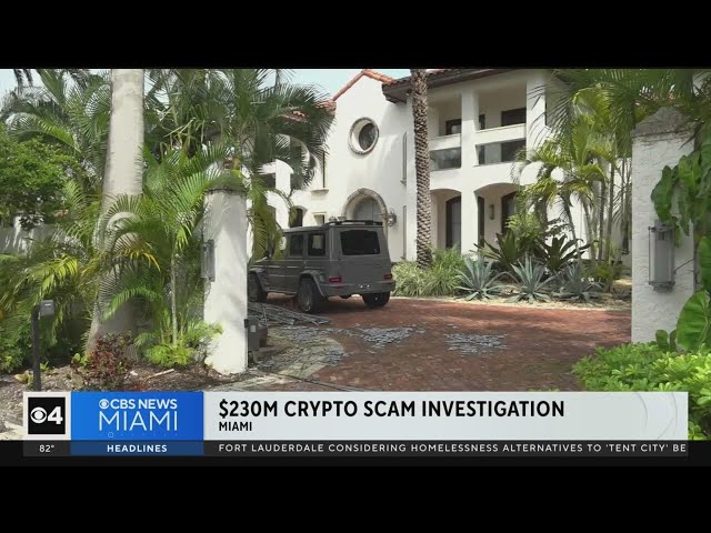 FBI swarms Miami luxury home in raid connected to $230 million crypto scam