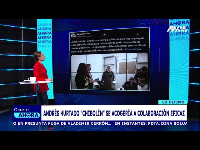 ⁣Hurtado se acogería a colaboración eficaz en pesquisa sobre tráfico de influencias