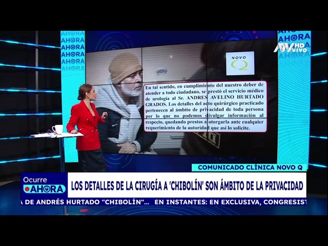 Andrés Hurtado: clínica Novo Q da detalles de la cirugía al que fue sometido 'Chibolín'