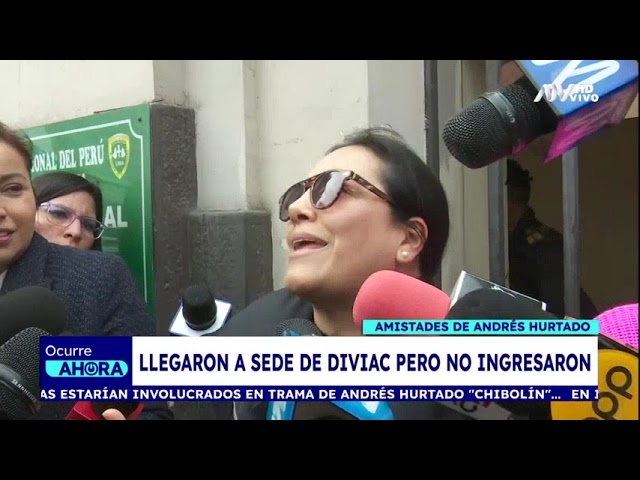 Andrés Hurtado: 2 mujeres llegaron a la Diviac afirmando ser sus amigas, pero les negaron el ingreso