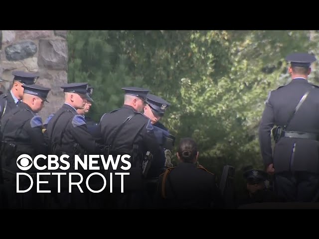 Funeral services held for fallen Michigan State Police officer