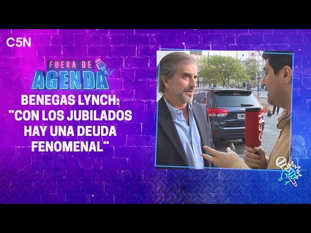 FUERA DE AGENDA mano a mano con BERTIE BENEGAS LYNCH