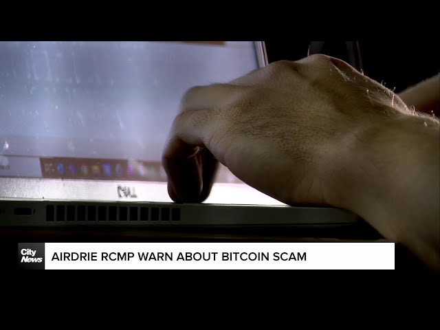 ⁣Airdrie RCMP warn about bitcoin email scam