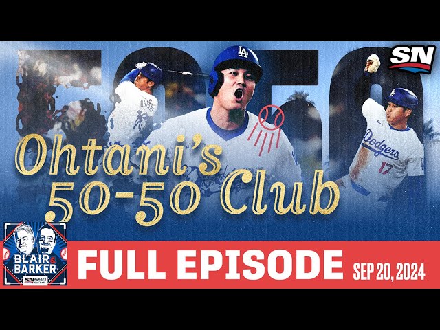 ⁣Ohtani’s 50-50 Club & Bowden’s Pitch Mix | Blair and Barker Full Episode