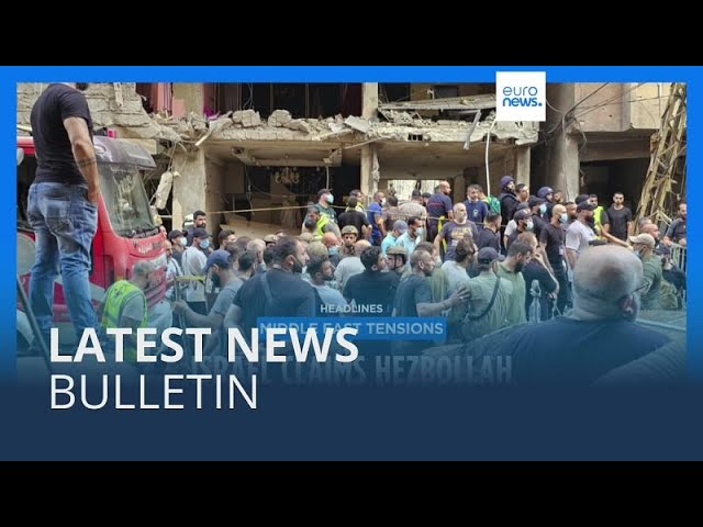 ⁣Latest news bulletin | September 21st – Morning