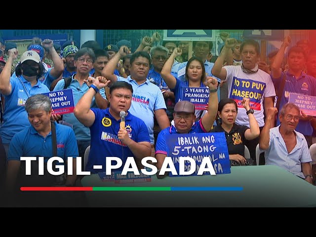 PISTON at Manibela, nagkasa ng bagong tigil-pasada | ABS-CBN News