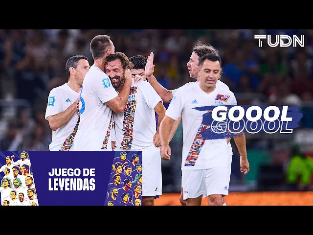 ⁣¡QUÉ GOLAZO! Pirlo la pone en la red | México 0-1FIFA | Juego de LEYENDAS 2024 | TUDN