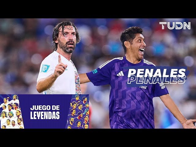 ¡Tanda de penales COMPLETA! | México 3(4)-(5)3 FIFA | Juego de LEYENDAS 2024 | TUDN