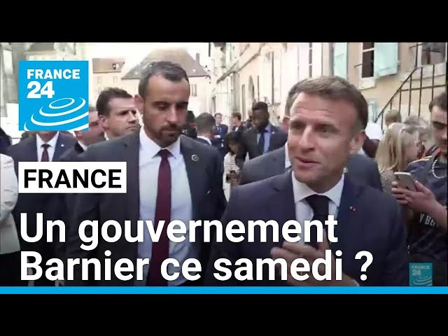 ⁣France : Michel Barnier a l'intention de présenter son équipe gouvernementale ce samedi