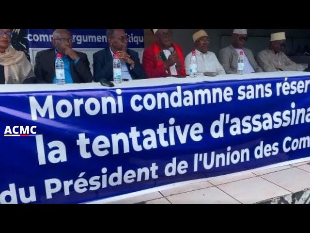 ⁣Certains MORONIENS CONDAMNENT LA TENTATIVE D’ASSASSINAT DU PRÉSIDENT DE L’UNION DES COMORES