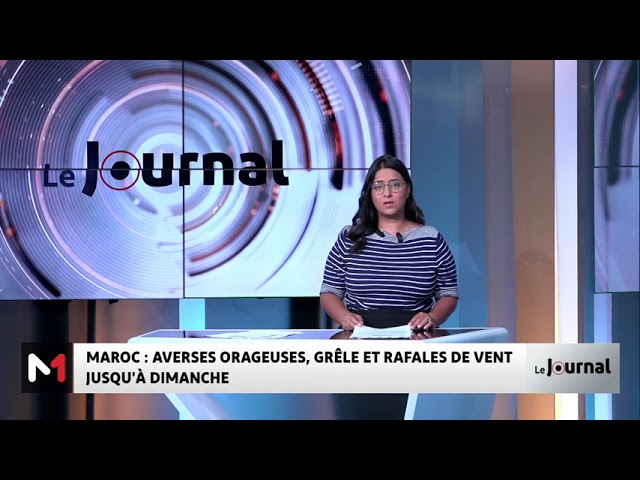 ⁣Maroc : averses orageuses accompagnées de grêle et de rafales de vent ce samedi