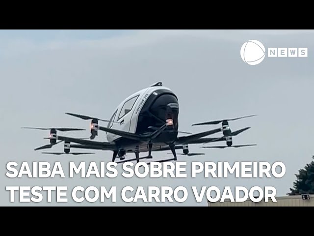 ⁣Saiba mais sobre primeiro teste de 'carro voador' no Brasil