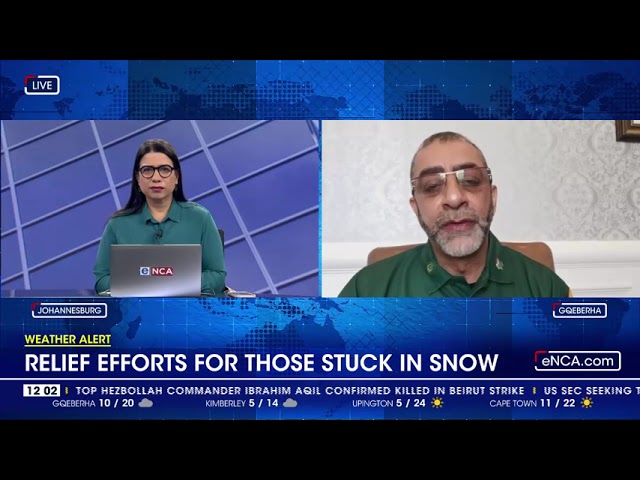 ⁣Weather Alert | Relief efforts for those stuck in snow