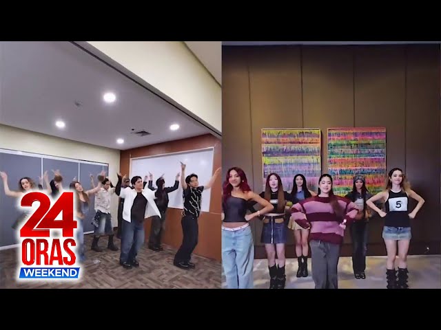 ⁣Dance challenge ng Katseye at SB19 | Dance collab ni Niana Guerrero at Katseye | 24 Oras Weekend