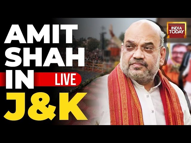 ⁣HM Amit Shah Live From J&K's Mendhar | Amit Shah Rally In Jammu & Kashmir | J&K Ass