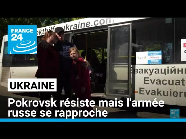 ⁣Ukraine : la ville de Pokrovsk résiste mais l'armée russe se rapproche • FRANCE 24