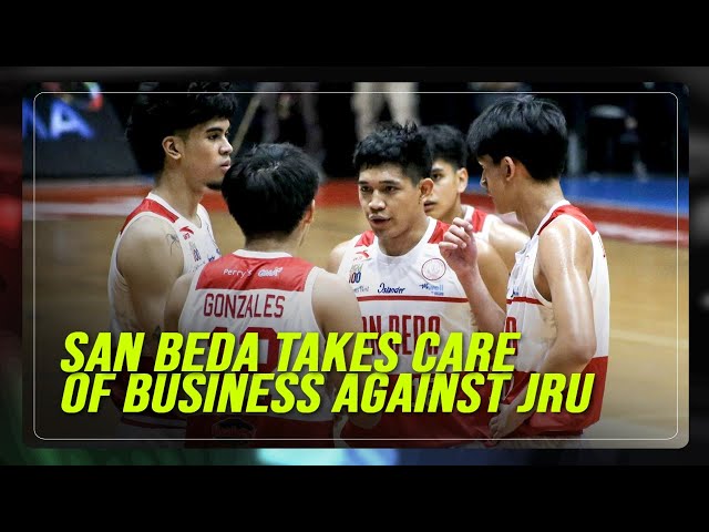 Escueta hails San Beda’s composure as Red Lions stave off JRU | ABS-CBN News