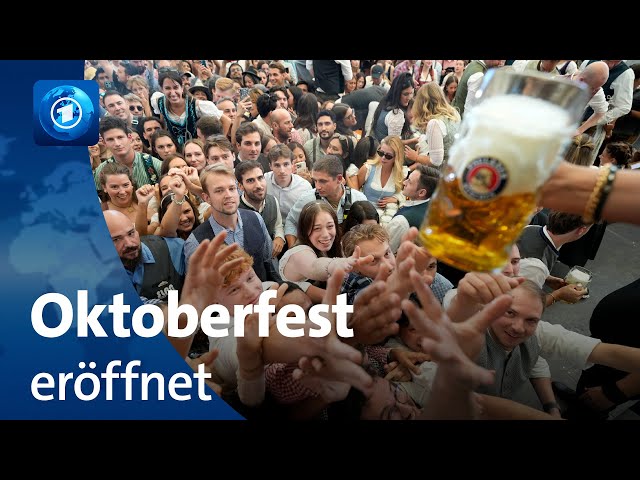 ⁣Münchner Oktoberfest ist eröffnet