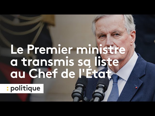 ⁣Gouvernement Barnier : le Premier ministre a transmis sa liste au Chef de l’État