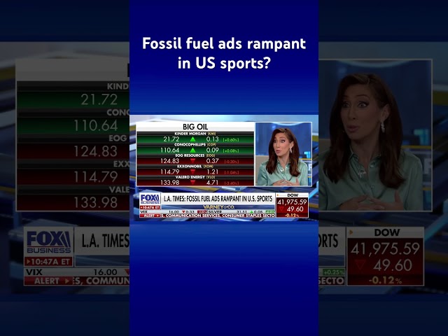 ⁣'SPORTSWASHING’? LA Times rips fossil fuel advertisers in US sports #shorts