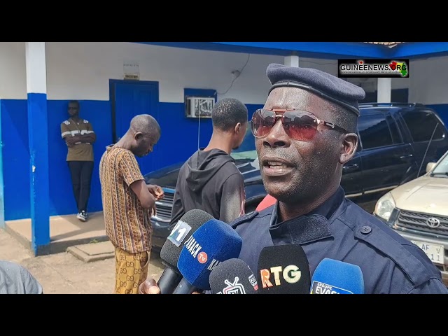 Conakry:  un réseau de voleurs de motos spécialisé et actif depuis 5 ans, démantelé