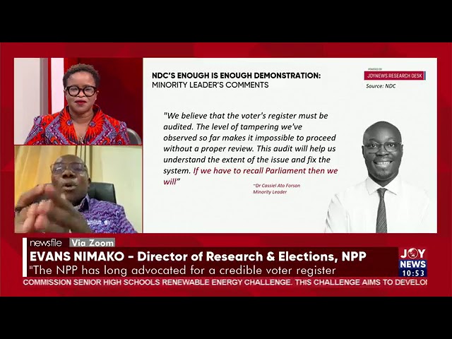 ⁣NPP has played a role in esthablishing a credible electoral system in Ghana - Evans Nimako