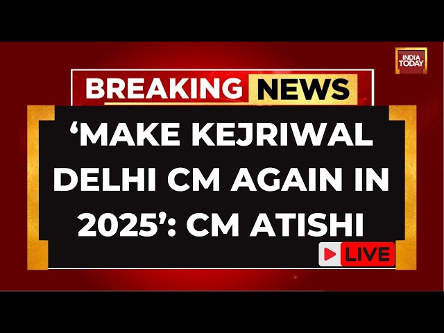 ⁣Atishi Live | Bring Kejriwal Back As Delhi CM In 2025: CM Atishi Urges In 1st Press Conference Live