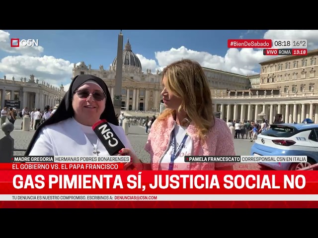 ⁣El TESTIMONIO de LA MADRE GREGORIA, sobre la OPINIÓN del PAPA FRANCISCO contra MILEI