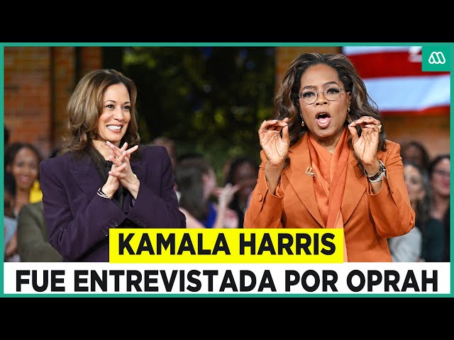 ⁣Oprah entrevistó a Kamala Harris: La demócrata admitió que tenía una arma en casa