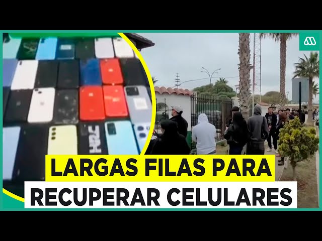 ⁣Comisaría llena: Gente hace largas filas para recuperar celulares robados en La Pampilla