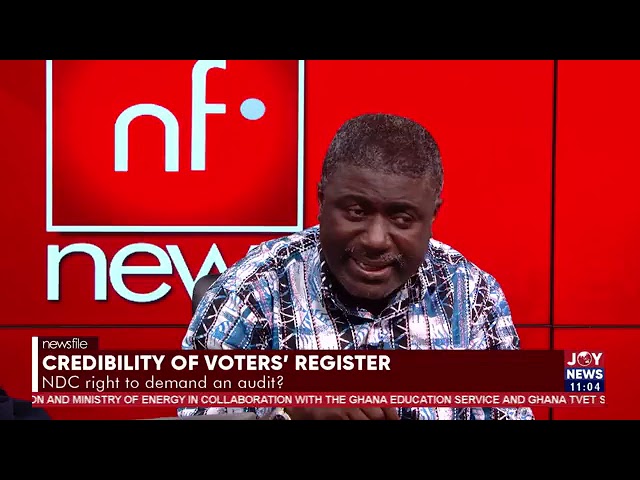 ⁣Voters' register credibility: We assure NDC that there is no cause for alarm - EC