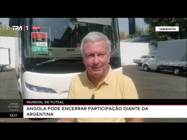 ⁣Mundial de Futsal - Angola pode encerrar participação diante da Argentina