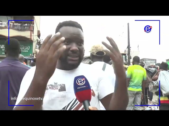 ⁣DEMOLITION AT THE WOMEN’S MARKET IN DOUALA - EQUINOXE TV