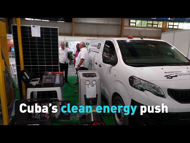 ⁣Cuba's clean energy push