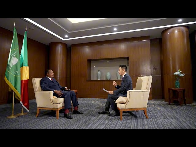 ⁣China's BRI will boost trade within Africa, says president of Republic of the Congo